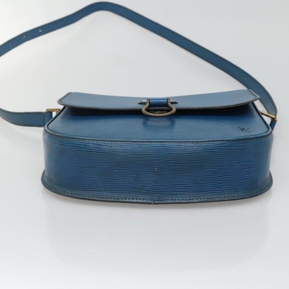 LOUIS VUITTON Epi Saint Cloud GM Shoulder Bag Toledo Blue  LV Auth - Picture 6 of 16